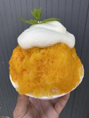 Mango Milk Kakigori from Tonchin Popup ($10)