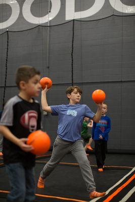 Join the fun in a dodgeball game, Friday-Sunday the games are usually full of competitors ready to start a game!