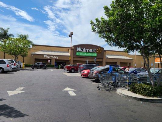 The front of the store.