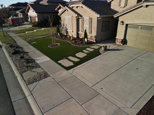 Finished yard