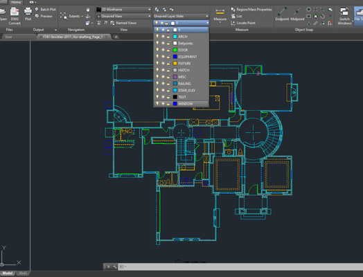 We redraw your plans, and give you a fully layered, professional DWG file.