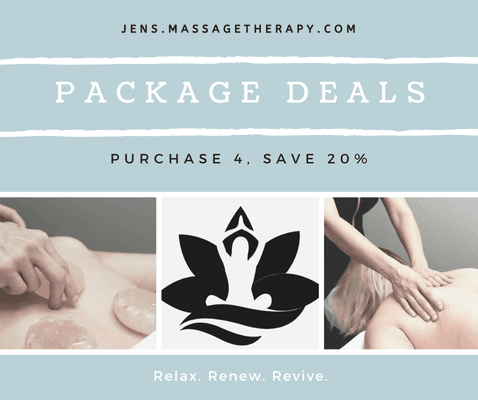 Package Deals Are Always Available!