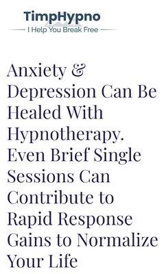 hypnotherapy can treat anxiety disorders after and before a traumatic event.