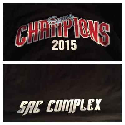 Spring Champions shirt.