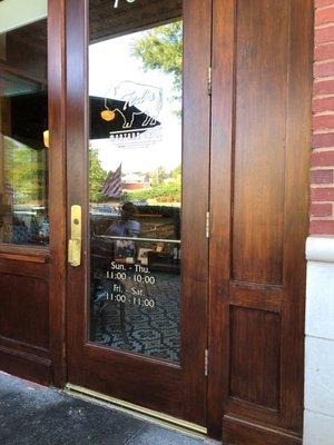 Bar and takeout entrance