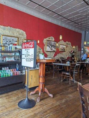 Inside of restaurant