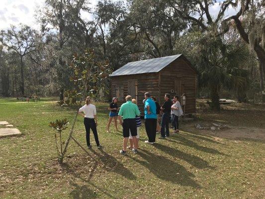 Visiting a Praise House on Tour Daufuskie's History and Artisans Tour.