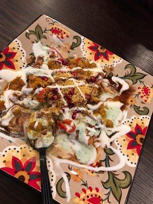 Samosa Chaat...absolutely delish!!