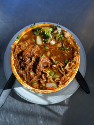 Birria ramen