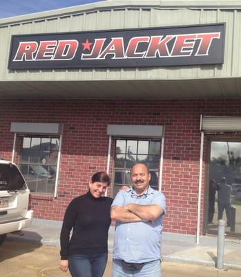 Emile & Rana visiting Red Jacket in Louisiana