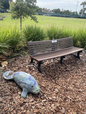 Benches in memory of people