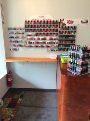 Most of our polish including our gel offerings.