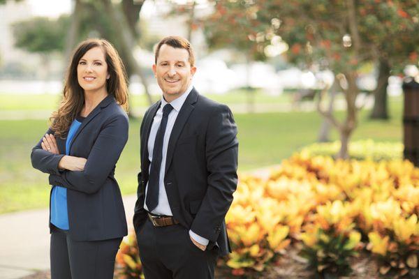 Attorneys Melinda Morris and Seth Shapiro