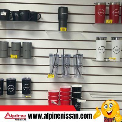 Alpine Nissan of Denver Nissan Travel tumblers and mugs