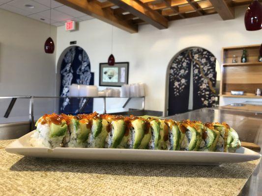 Special caterpillar roll!