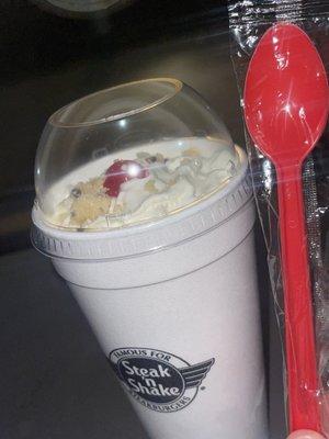 Chocolate Chip Cookie Dough shake