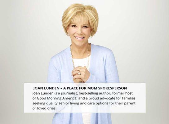 Joan Lunden for A place for Mom