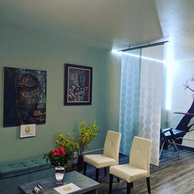 Interior at Smilelabs of Pleasanton! 
The #1 Teeth whitening Lounge in the Bay Area