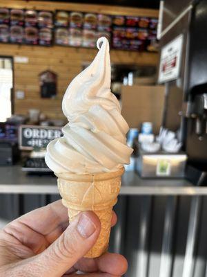 Oat milk soft serve