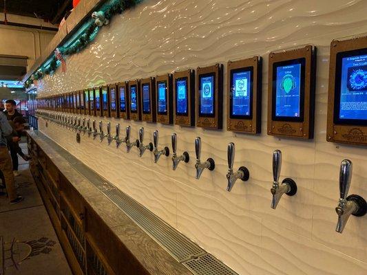 Wall of beers