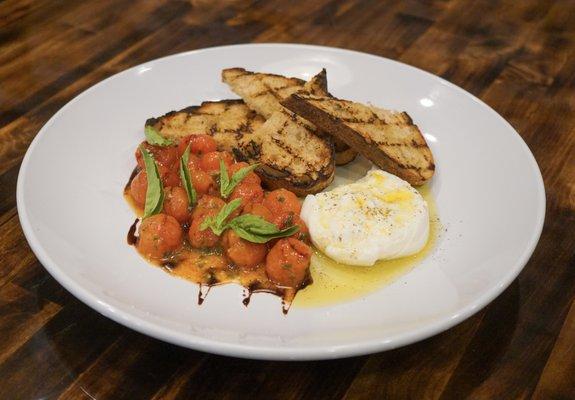 Burrata with Tomatoes and House-made Bread