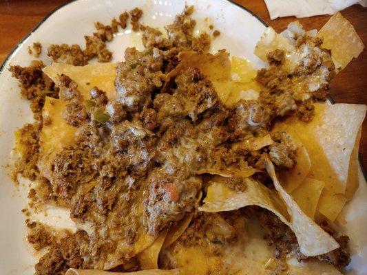 Beef nachos.