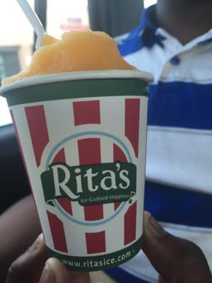 Mango water ice