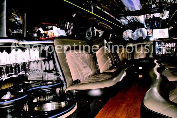 H2 Hummer Limousine Interior