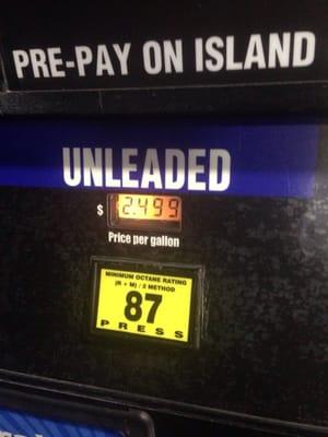 Best gas prices! $1 per every $30 credit card fee... But at this rate... My car only takes $30 of gas anyways lol