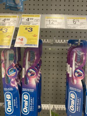 Which would you pick? Same tooth brush listed with different prices.