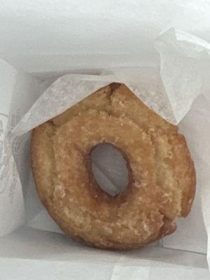 1 glazed donut $2.09 cash only