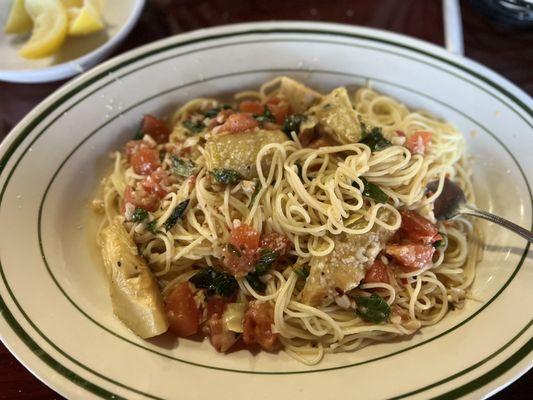 Angel hair pasta with Limone sauce!