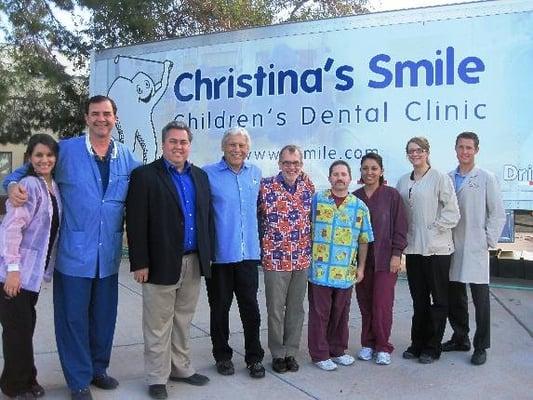 Dr. Thompson providing the best dental care for those who needed it the most: Christina's Smile 2011