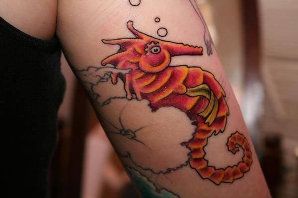 Seahorse Tattoo by DZ