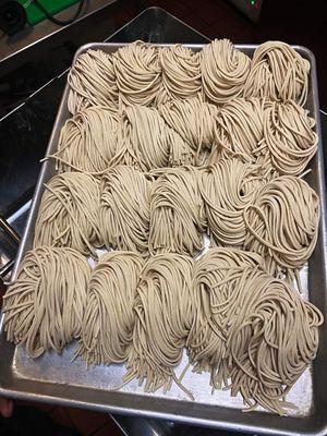 Homemade  noodle (fresh and new every day)