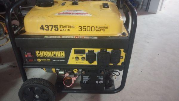 Generator repairs and outlets.