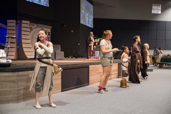 Star Wars themed Vacation Bible School for the kids!