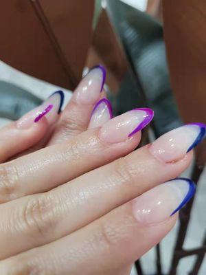 Gelx ombre French