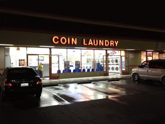 Clean laundromat