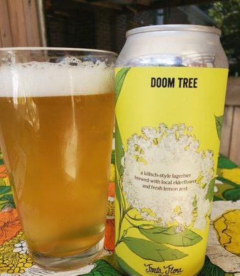 The lovely Doom Tree! Wonderful herbal beer and perfect for outdoor consumption!