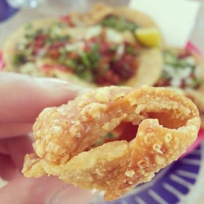 Chicharron and tacos... #noms