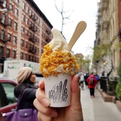 cornflake crunch soft serve