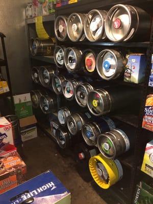 Craft beer kegs in stock all the time