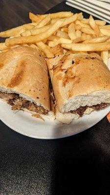 Ribeye sandwich, friend ordered it and said it was good!