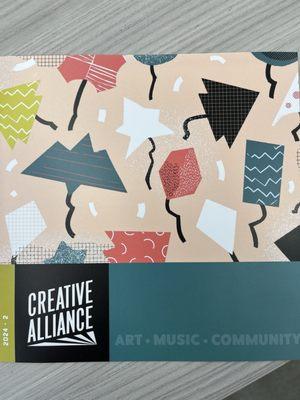 Creative Alliance Schedule of activities for 2024