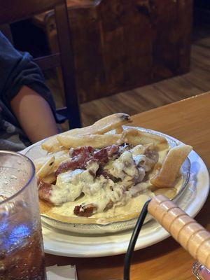 Gorgonzola Cheese Fries with Bacon