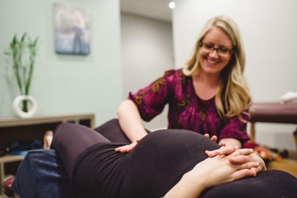 Dr. Carri is certified in the Webster technique.  A specialized technique just for women during pregnancy and beyond.