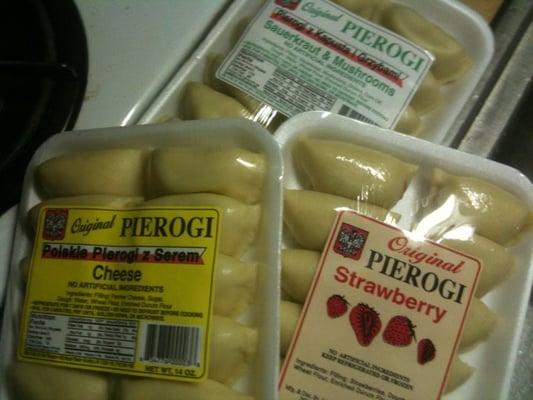 Some of the pierogi they carry