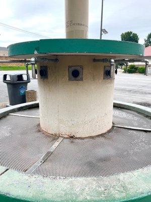 The Hot Springs Jug Fountain is located near the Hot Springs Visitor Center at 629 Central Ave.