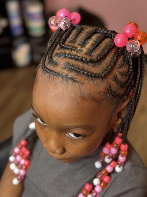 Kids tribal braids